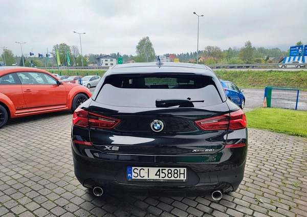 BMW X2 cena 130000 przebieg: 17751, rok produkcji 2020 z Zielonka małe 631